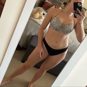 VS leopard bikini top